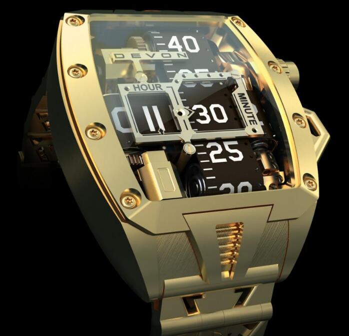 buy best replica Devon Works Tread 2 Rose Gold watch
